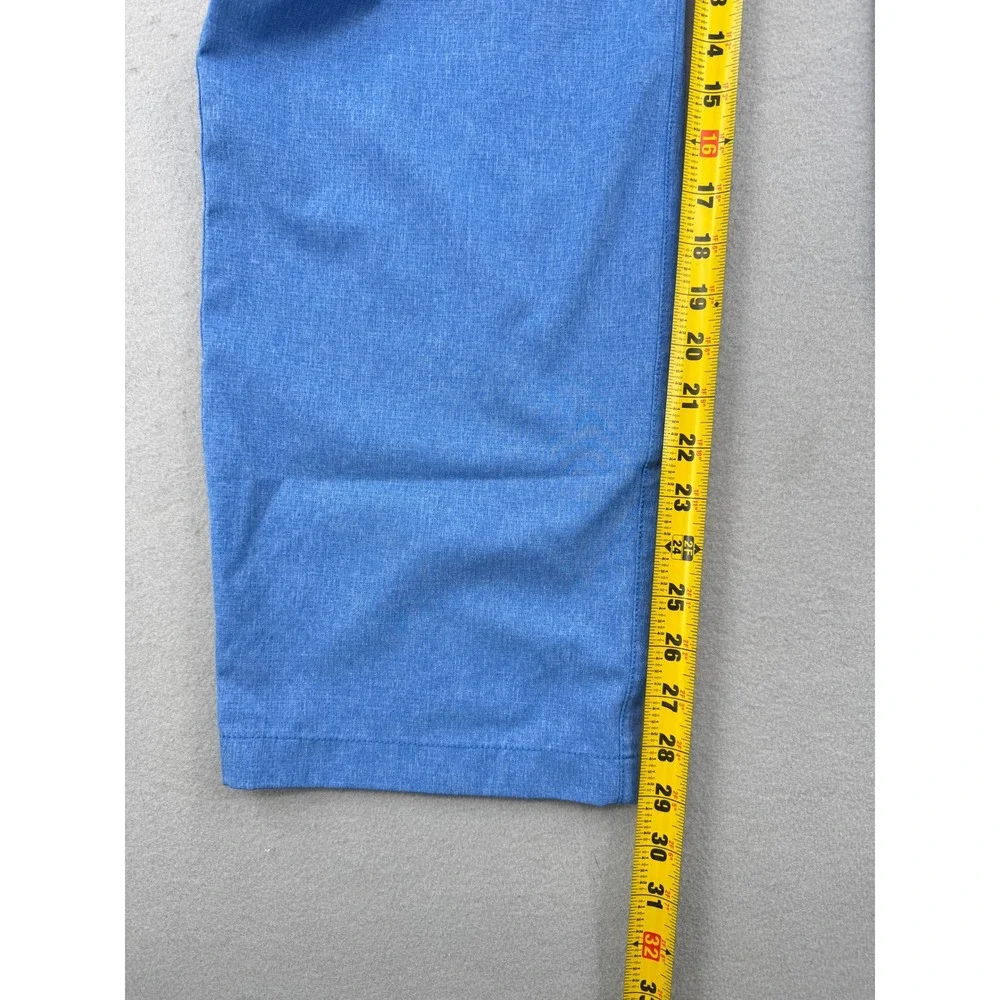 Under Armour Mens Golf Pants Blue Heathered Loose Fit 38x30 (38x29) Athleisure
